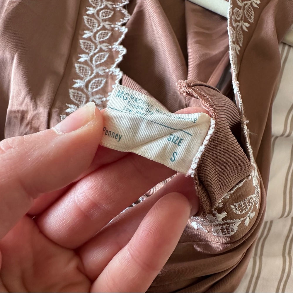 Vintage slip nightgown, S - Picture 4 of 5